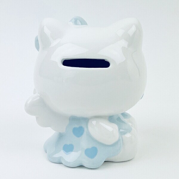 dショッピング |サンリオ ハローキティ エンジェル 貯金箱(ブルー