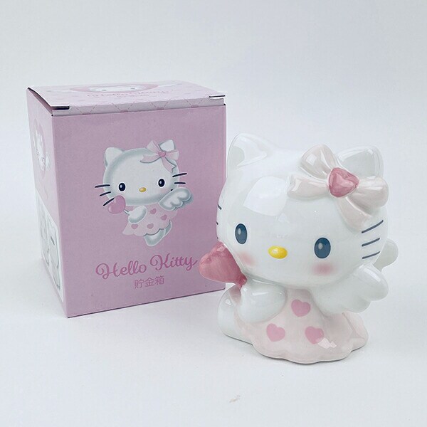 サンリオ ハローキティ エンジェル 貯金箱(ピンク) Sanrio