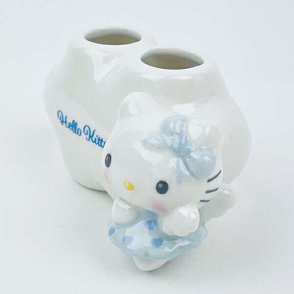 サンリオ ハローキティ エンジェル ペア歯ブラシスタンド(ブルー) Sanrio