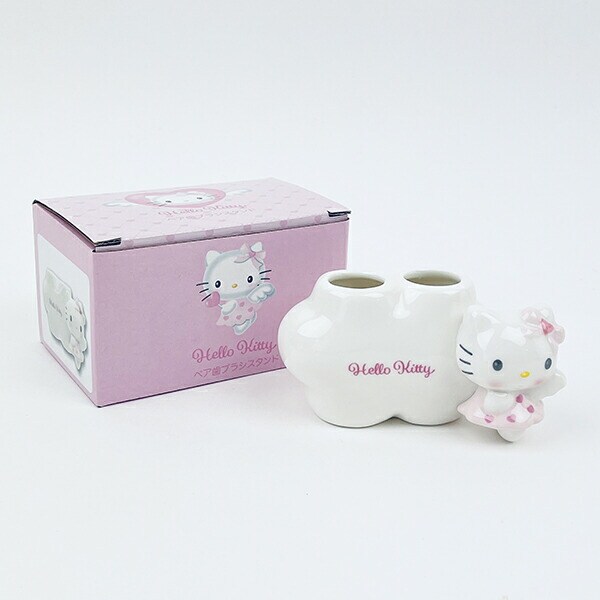 サンリオ ハローキティ エンジェル ペア歯ブラシスタンド(ピンク) Sanrio
