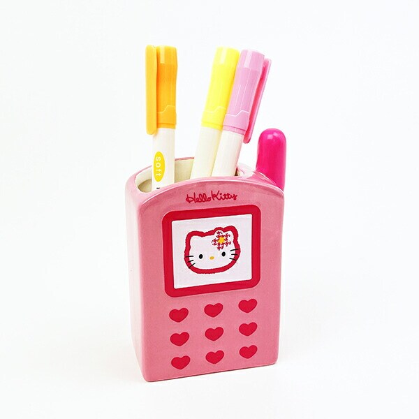 サンリオ ハローキティ ガラケー型ペンスタンド カオハナ Sanrio
