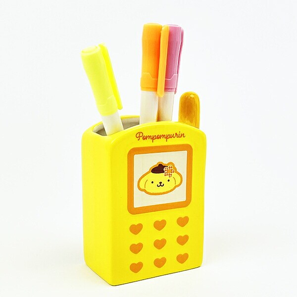 サンリオ ポムポムプリン ガラケー型ペンスタンド カオハナ Sanrio