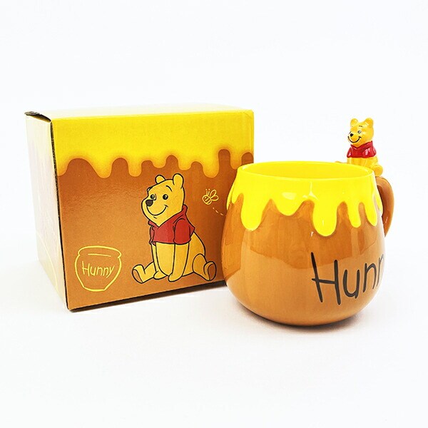 ディズニー くまのプーさん フィギュア付きマグカップ ファニーフェース Disney