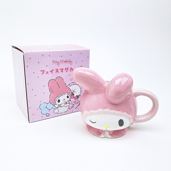 サンリオ マイメロディ フェイスマグカップ ホワイトエンジェル コップ Sanrio