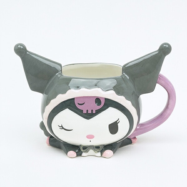 サンリオ クロミ フェイスマグカップ ブラックエンジェル コップ Sanrio