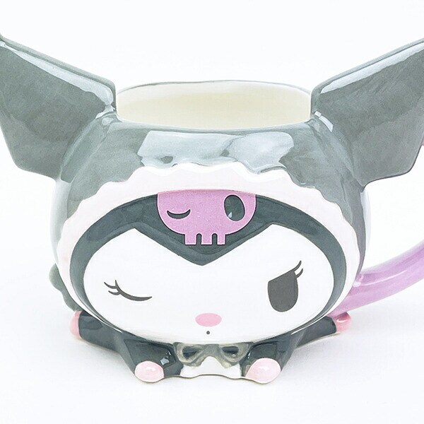 サンリオ クロミ フェイスマグカップ ブラックエンジェル コップ Sanrio