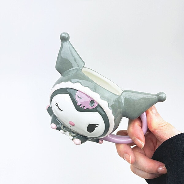 サンリオ クロミ フェイスマグカップ ブラックエンジェル コップ Sanrio