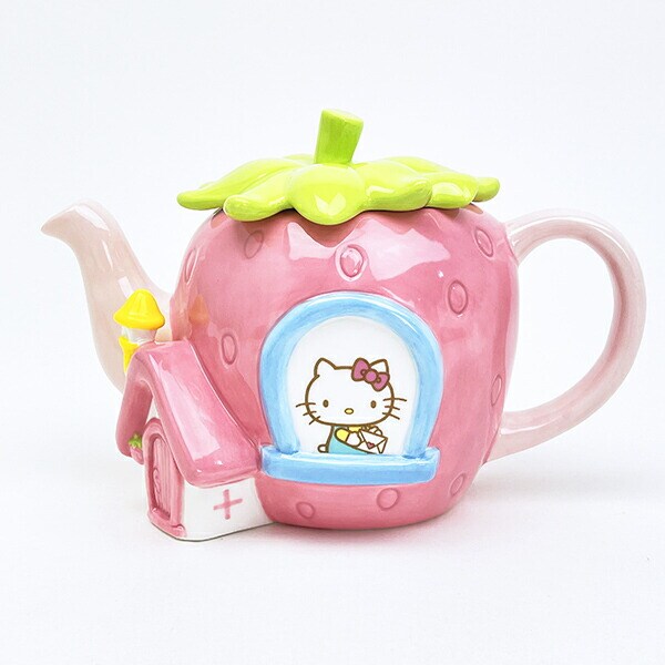 サンリオ ハローキティ ティーポット いちごのおうち Sanrio