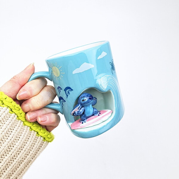 ディズニー スティッチ サーフィンマグカップ コップ Disney