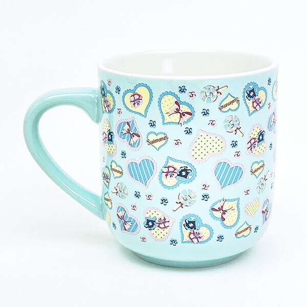 SWIMMER(スイマー) ハグリー 総柄マグカップ えんぴつアート コップ