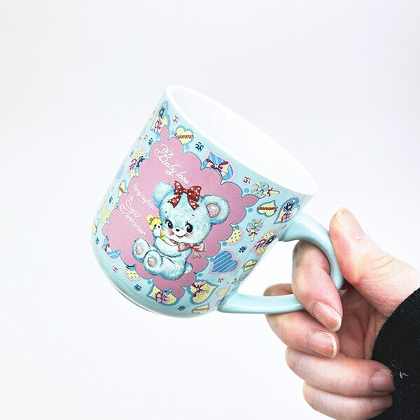 SWIMMER(スイマー) ハグリー 総柄マグカップ えんぴつアート コップ