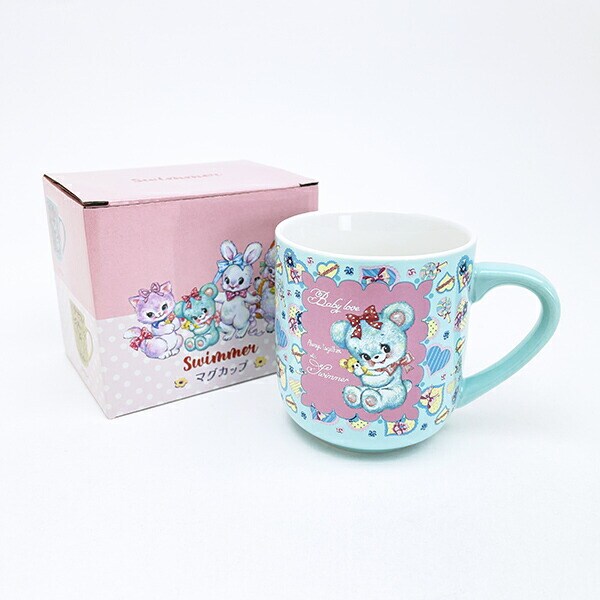 SWIMMER(スイマー) ハグリー 総柄マグカップ えんぴつアート コップ