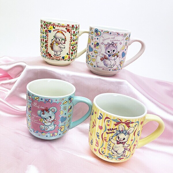 SWIMMER(スイマー) ハグリー 総柄マグカップ えんぴつアート コップ