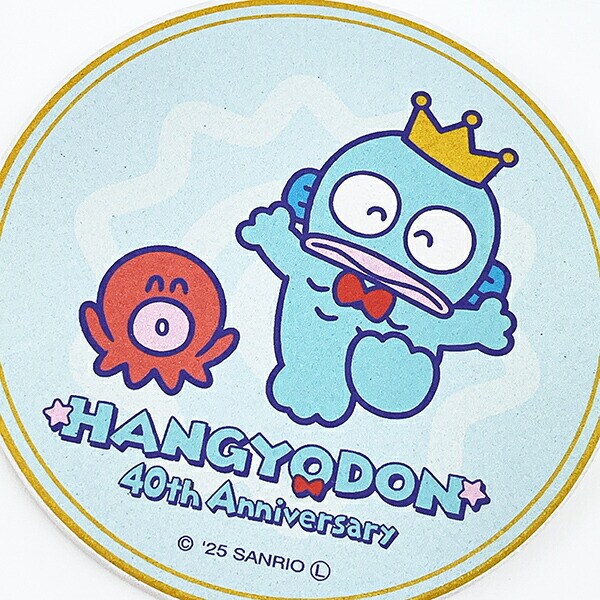 サンリオ ハンギョドン 40th 吸水コースター 日本製 Sanrio
