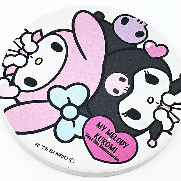 サンリオ マイメロディ50th＆クロミ20th 吸水コースター 日本製 Sanrio