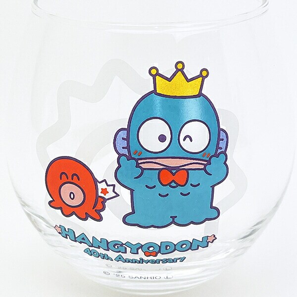 サンリオ ハンギョドン 40th まんまるグラス コップ 日本製 Sanrio