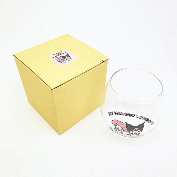 サンリオ マイメロディ 50th ＆クロミ 20th まんまるグラス コップ 日本製 Sanrio