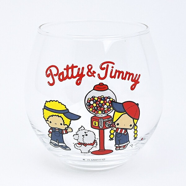 サンリオ パティ＆ジミィ まんまるグラス コップ Sanrio