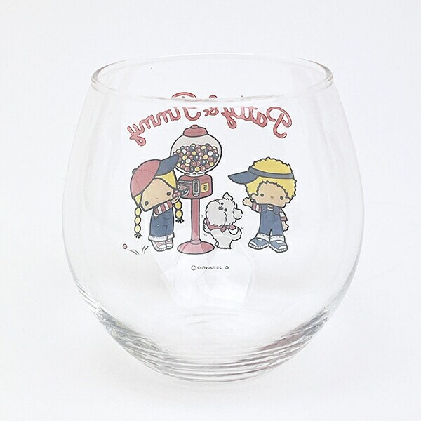 サンリオ パティ＆ジミィ まんまるグラス コップ Sanrio