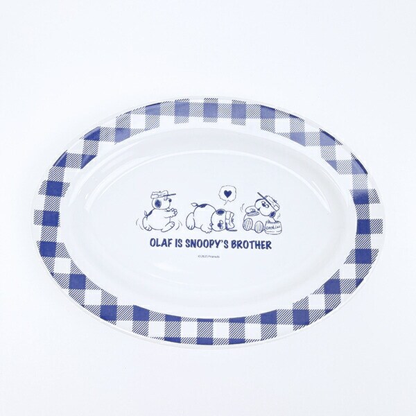 スヌーピー オラフ 楕円プレート 食器 SNOOPY