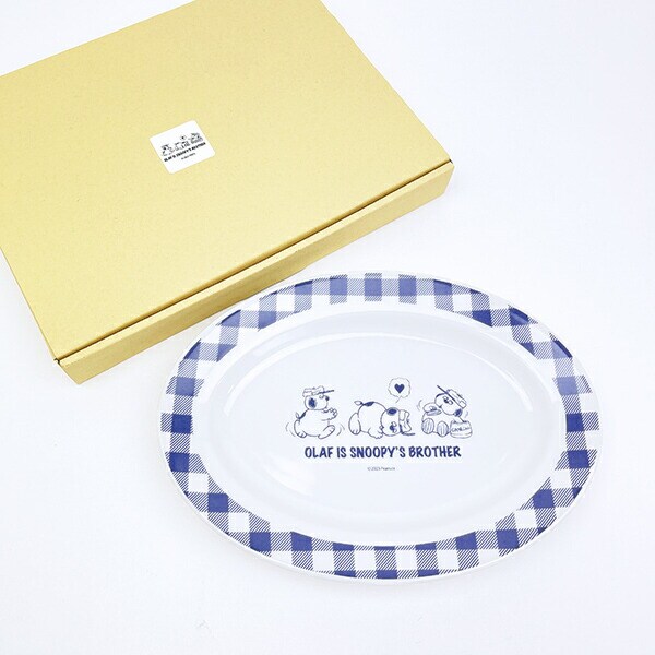 スヌーピー オラフ 楕円プレート 食器 SNOOPY