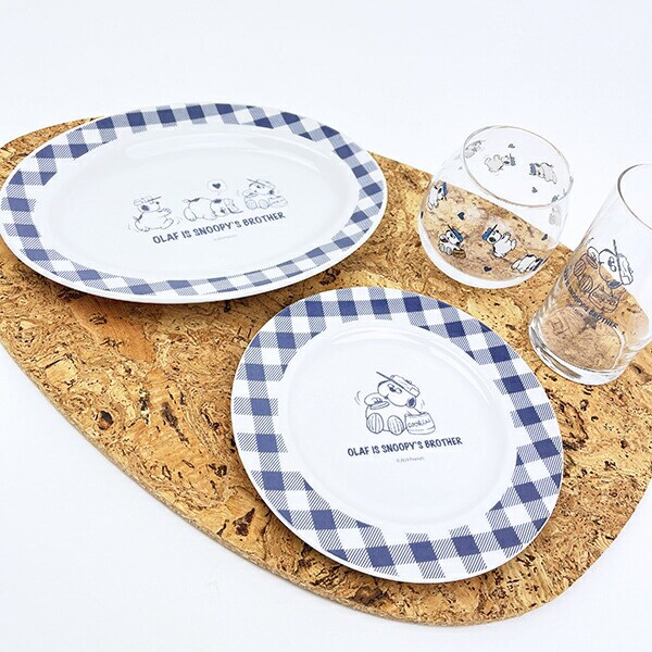 スヌーピー オラフ 楕円プレート 食器 SNOOPY