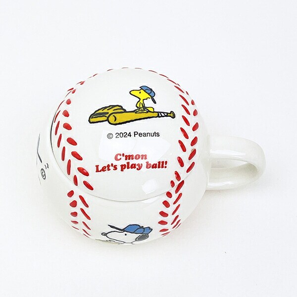 スヌーピー ベースボールマグカップ コップ SNOOPY