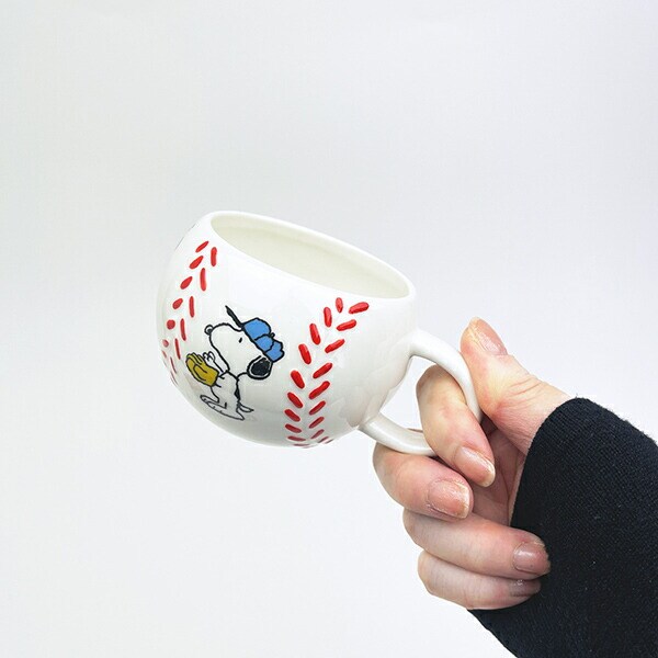 スヌーピー ベースボールマグカップ コップ SNOOPY