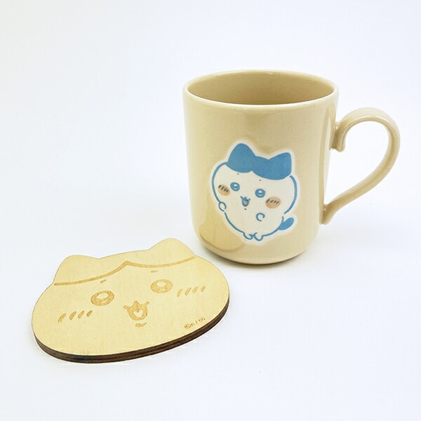 ちいかわ ハチワレ コースター付マグカップ コップ