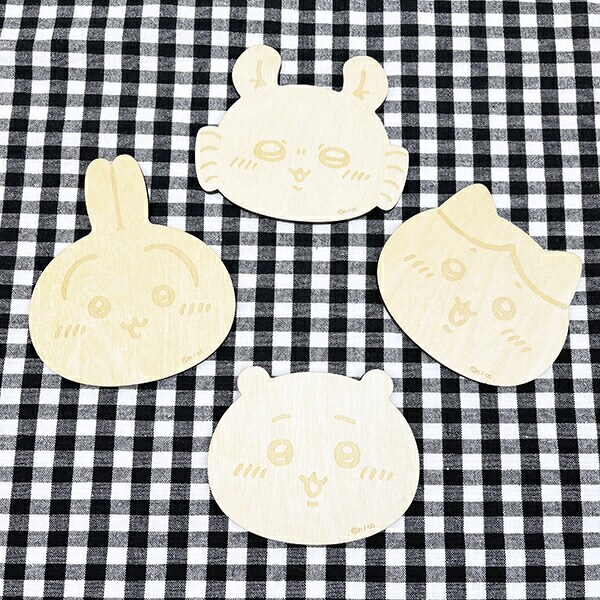 ちいかわ うさぎ 木製コースター