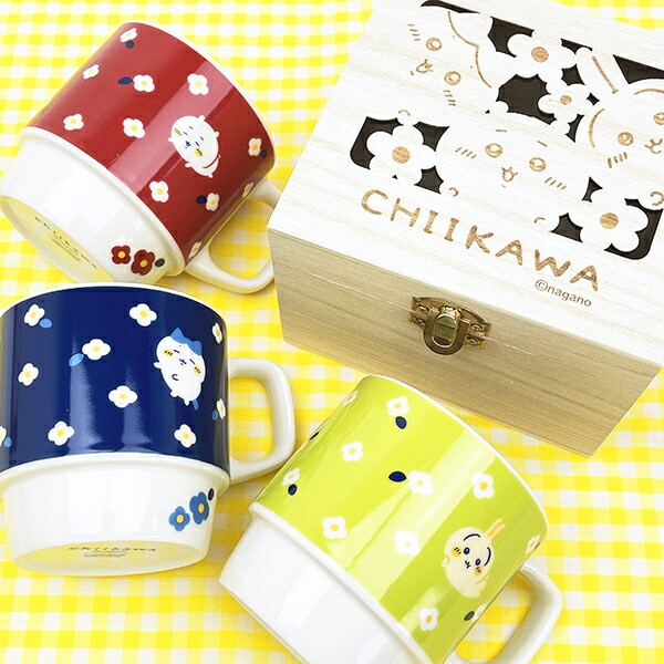 ちいかわ ハチワレ 木箱入りマグカップ コップ