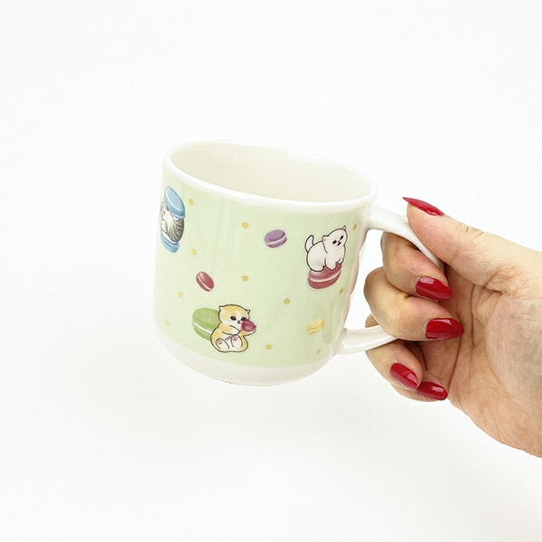 もふさんど mofusand スイーツにゃん マグ(マカロン) コップ 日本製