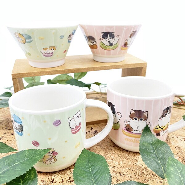 もふさんど mofusand スイーツにゃん マグ(マカロン) コップ 日本製