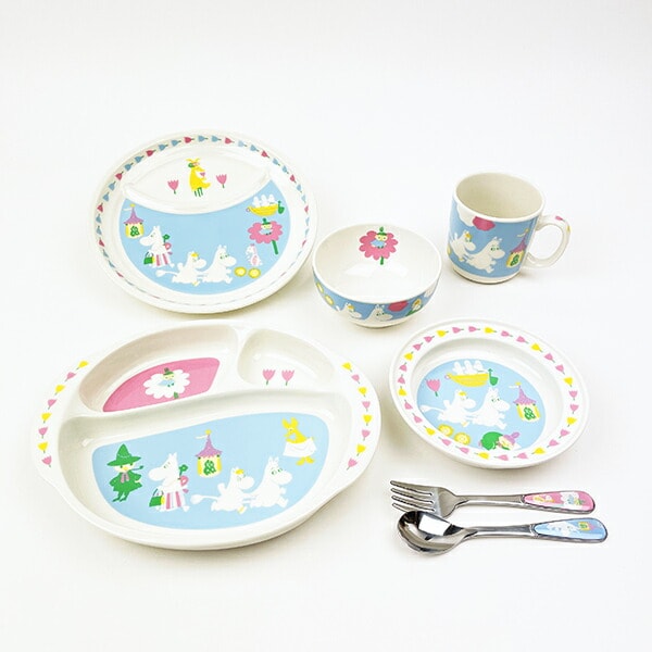 ムーミン 7ピースセット ベビー キッズ キッチン 食器 MOOMIN