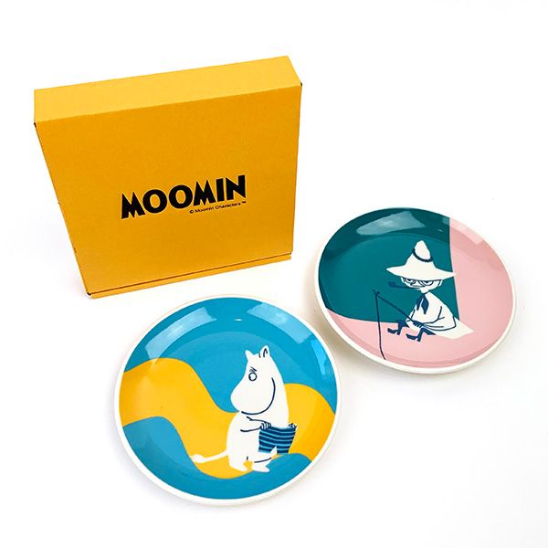 ムーミン MOOMIN ペア13プレート（ムーミン・スナフキン） ハーフカラー 食器 キッチン ランチ