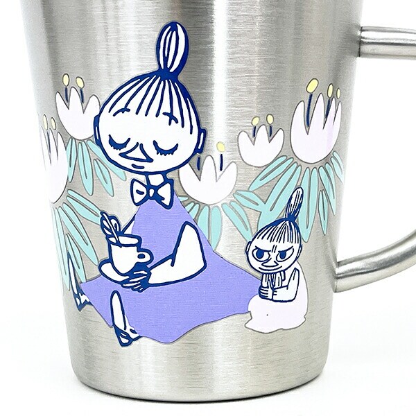 ムーミン リトルミイ 二重ステンレスマグ コップ 食器