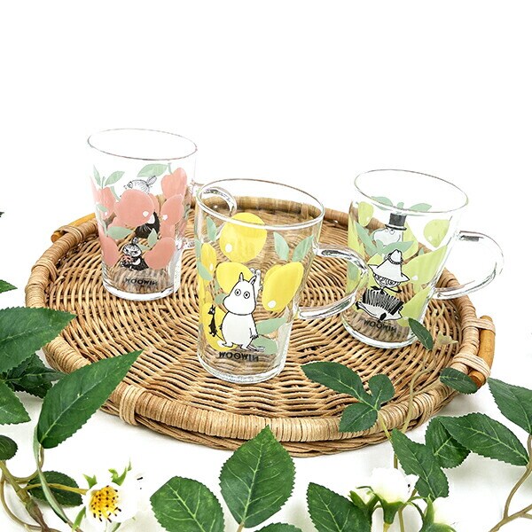 ムーミン 耐熱ガラスマグ コップ キッチン 350ml 日本製