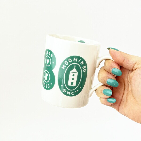 ムーミン 80th マグカップ (ロゴグリーン) コップ  日本製