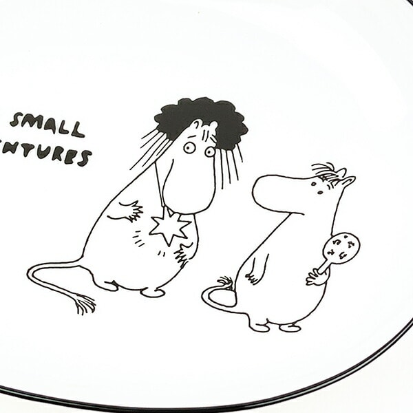 ムーミン 80th 首飾り オーバルディッシュ(14cm) お皿 食器 日本製