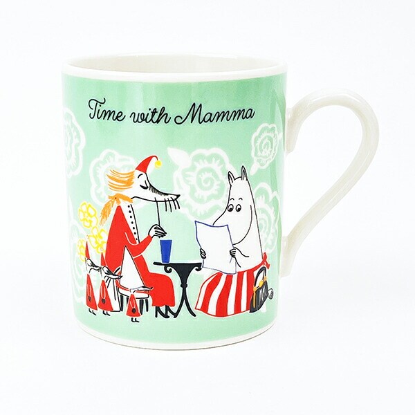 ムーミン マグ Time with Mamma グリーン キッチン マグカップ MOOMIN