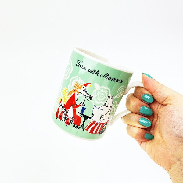 ムーミン マグ Time with Mamma グリーン キッチン マグカップ MOOMIN