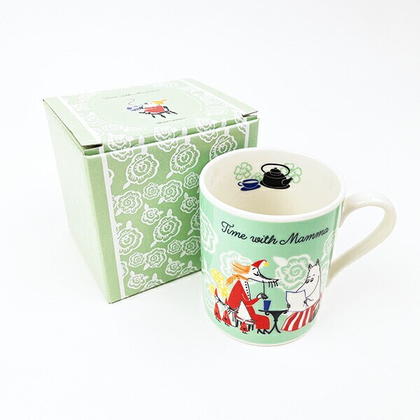 ムーミン マグ Time with Mamma グリーン キッチン マグカップ MOOMIN