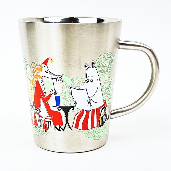 ムーミン 二重マグ Time with Mamma グリーン キッチン マグカップ MOOMIN