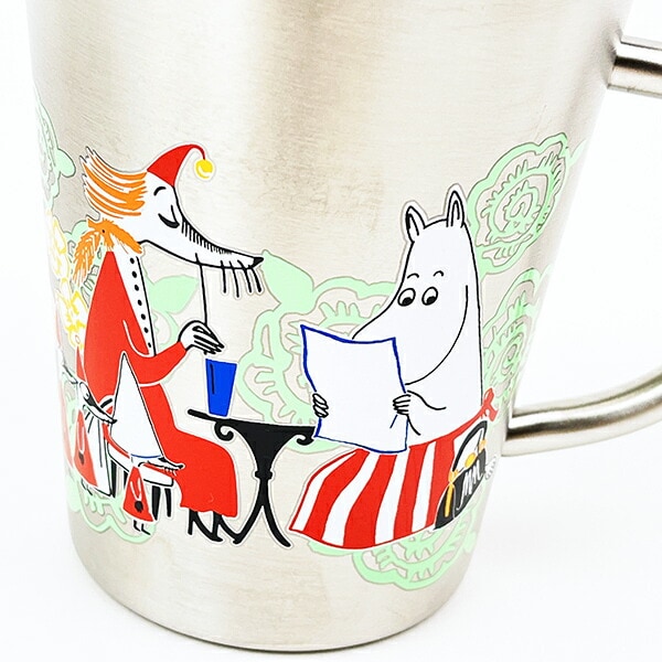 ムーミン 二重マグ Time with Mamma グリーン キッチン マグカップ MOOMIN