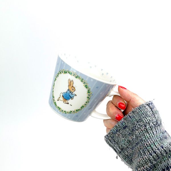 スープマグカップ ストライプ ピーターラビット