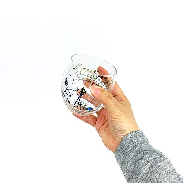 スヌーピー シアターグラス （CHALLENGE） ガラスタンブラー 日本製