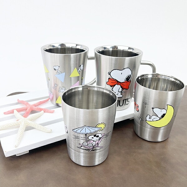 スヌーピー ビーチ 二重タンブラー(S) コップ 食器 SNOOPY