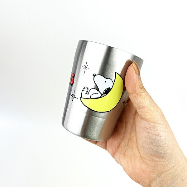 スヌーピー ムーン 二重タンブラー(S) コップ 食器 SNOOPY