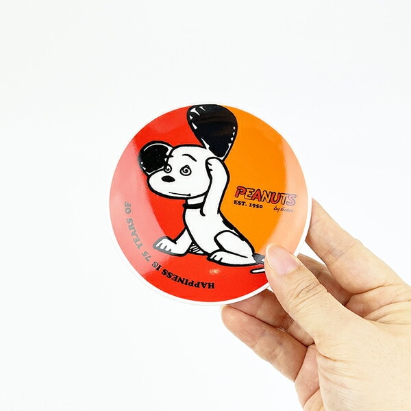 スヌーピー PEANUTS 75th 豆皿 (レッド) キッチン SNOOPY