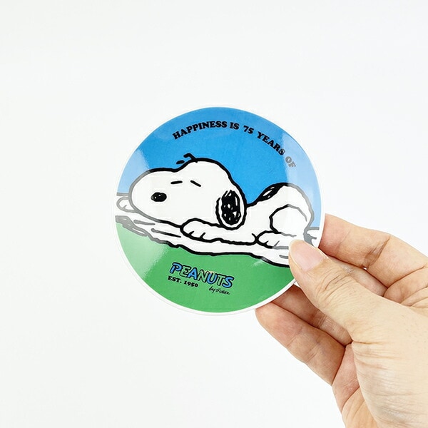 スヌーピー PEANUTS 75th 豆皿 (ブルー) キッチン SNOOPY